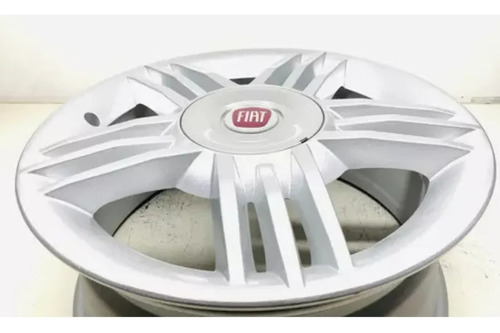 Jogo De Roda Aro 16 Fiat Stilo Dualogic Cronos Mobi Argo Uno Prata