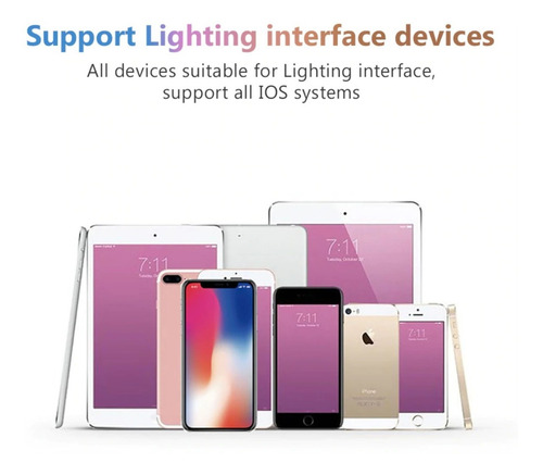 Imagen 6 de 10 de Adaptador Lightning iPhone iPad Audio Jack 3.5 + Carga J-009