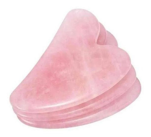 Gua Sha Facial Cristal Rosa Raspagem Massagem