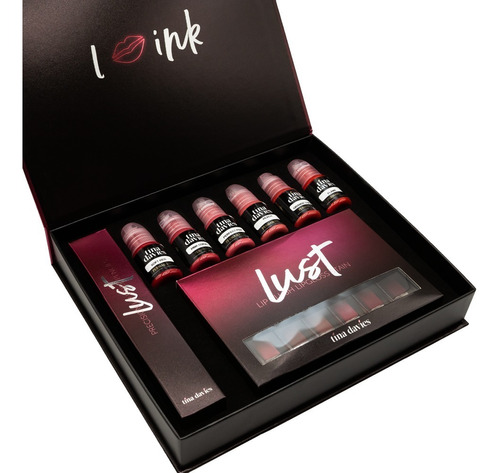 Tina Davies Lust Lip Kit- Permablend- Tonos Para Labios