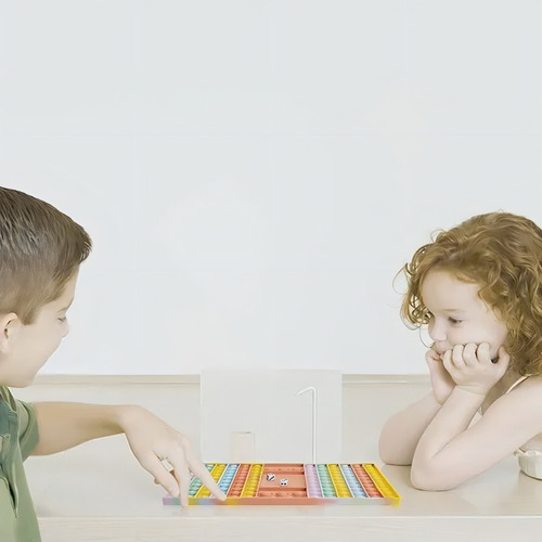 Brinquedo Jogo Tabuleiro Pop It Finget Challenge Sensorial