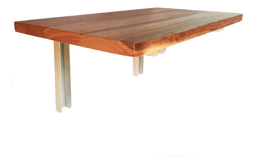 Imagem 1 de 5 de Mesa Dobrável De Parede Em Madeira Nobre 60x45cm