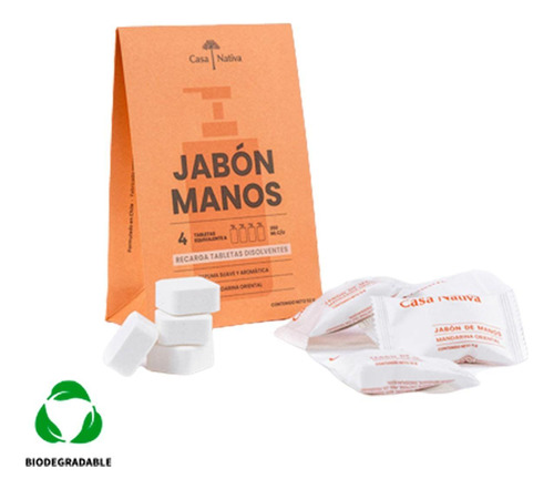 Recargas Jabon Espuma Mandarina Oriental - Casa Nativa