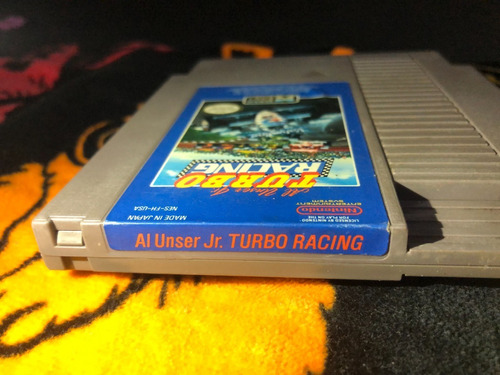 All Unser Jr. Turbo Racing Nintendo Nes