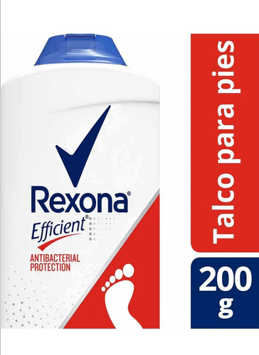 Rexona Efficient Desodorante Antibacterial Para Pies Talco