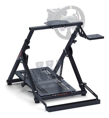 Gt Omega Apex Racing Wheel Stand For Logitech Fanatec Clubsport Thrustmaster Gaming Steering Wheel Pedal & Shifter Mount, Tx T500 T300 G29 G920 Ps4 Xbox Foldable Tilt-adjustable For Racing Control