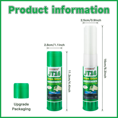 6 Piezas De Barras De Pegamento Soluble Agua De 3d Impr...