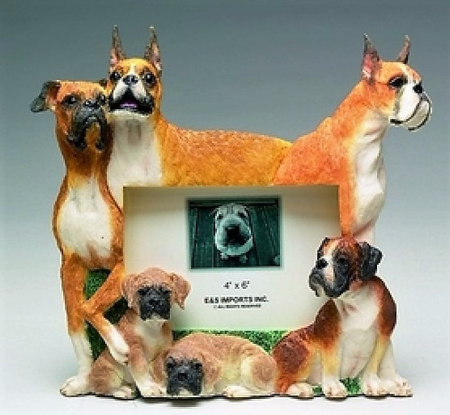 Porta Retrato Perro Boxer , Tamaño 10 X 15 Cms