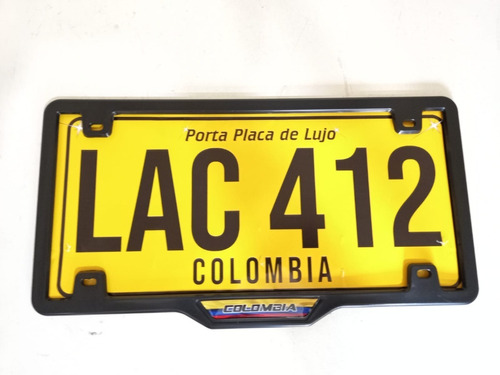 Protector Porta Placa Lujo Autos Colombia
