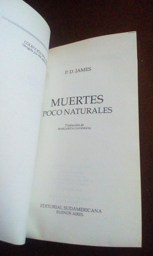 Muertes Poco Naturales - L. D. James  Mar Del Plata