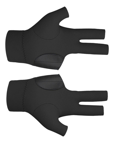 Guantes De Billar De, 2 Uds., Negro Derecha E Izquierda