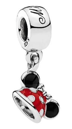 Charm Gorro Orejas De Minnie En Plata 925 Silver Heart