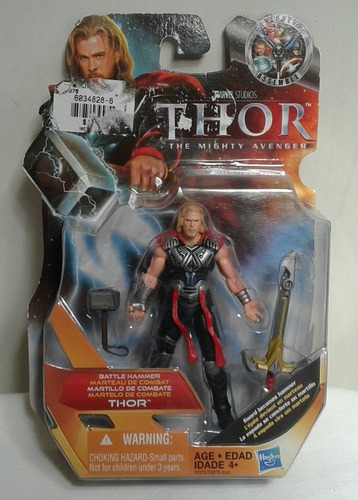 Figura Thor The Mighty Avenger Battle Hammer 3.75 Pulgadas 