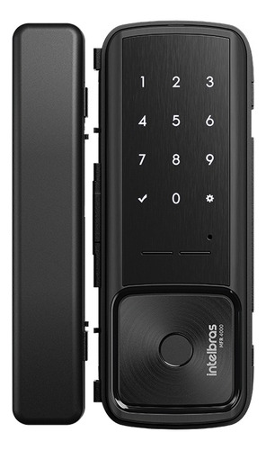 Fechadura Digital Intelbras Mfr 4000 Porta Vidro Inteligente
