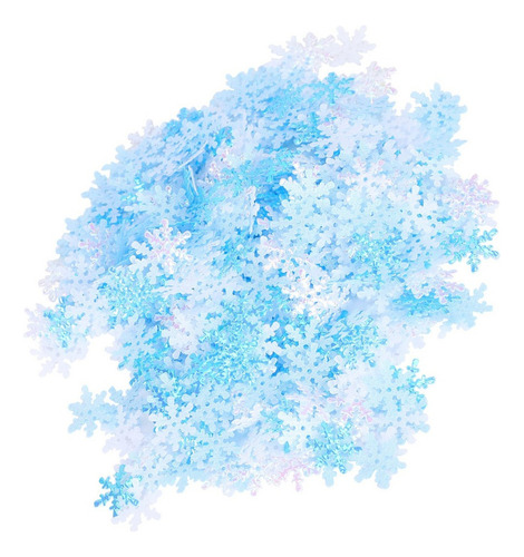 1 Paquete De Confeti De Copos De Nieve Para Decoración Navid