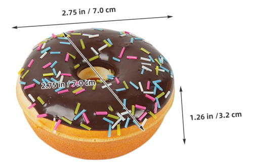 6 Piezas Rosquilla De Simulación Donas Realistas Donas