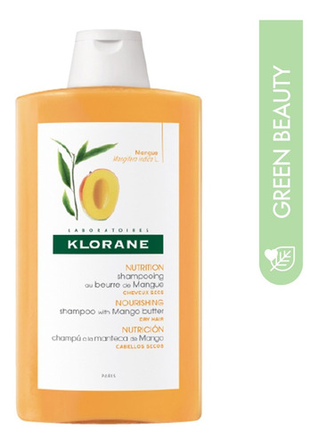 Klorane Shampoo Nutritivo A La Manteca De Mango 400 Ml