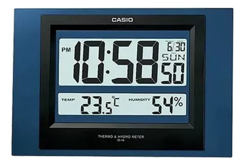 Reloj De Pared Digital Casio Id-16s