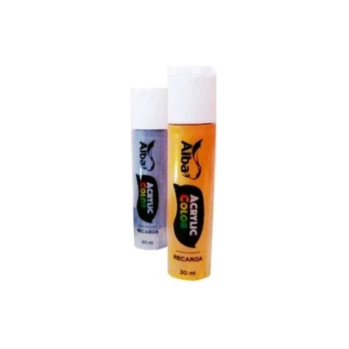 Recarga Marcador Alba Acrylic Color X 30ml Color Oro O Plata