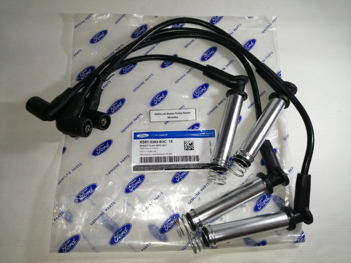 Imagen 1 de 1 de Juego De Cables De Bujia Ford Fiesta Power Move Metalico