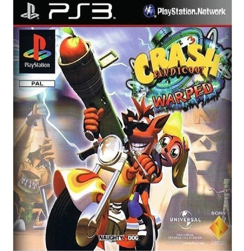 Imagen 1 de 1 de Ps3 Digital Crash Bandicoot 3: Warped (psone Classic)