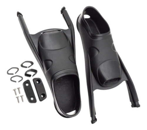 Keep Diving Aletas De Snorkel Aletas Negro L