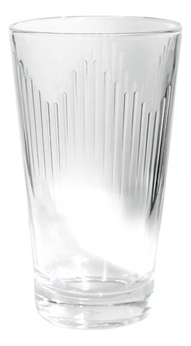 Juego De Vasos De Vidrio Durax Scala 410 Cc X 24 Unidades Color Transparente