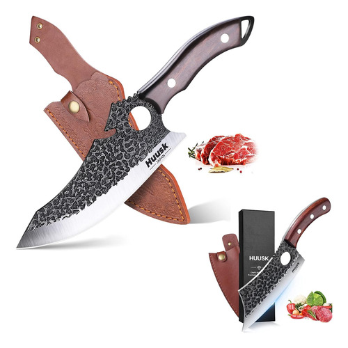 Cuchillos Coleccionables Bbq Camping Knife &  Meat Cleaver C
