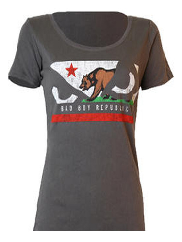 Remera Bad Boy Ladies Cali Pride Tee Gris-talle S