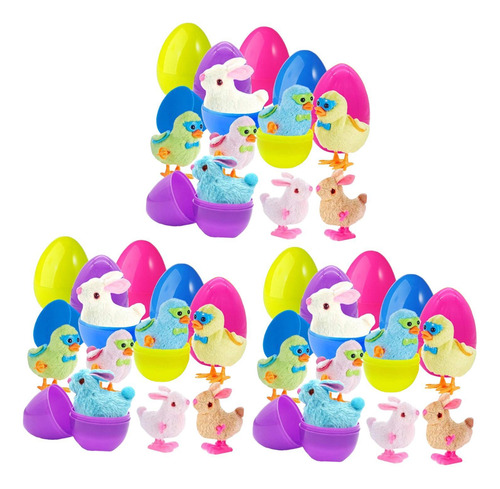 Huevos De Pascua Precargados Con Peluches De Juego De 24