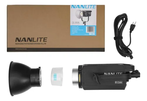 Nanlite Fs-300b Bi-color Led Foto E Luz, 350w 2700k-6500k 12