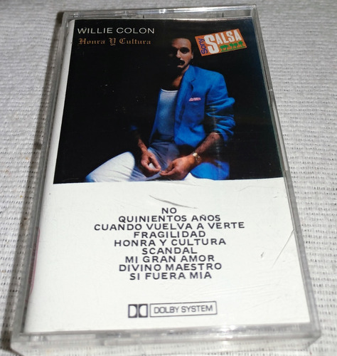 Cassette Willie Colon / Honra Y Cultura