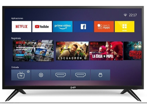 Pantalla Smart Tv Ghia 32  Netflix Apps G32ntfx