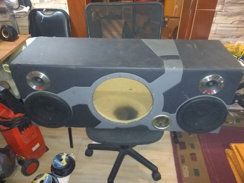Imagen 1 de 7 de Cajón De Sonido 12 Pulgadas Con Medio Y Tweeter