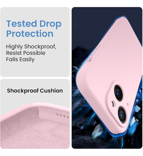 Funda De Celular Firenova, Para iPhone 15, Color Rosa