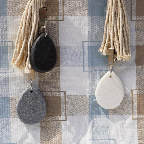 8 Pesas De Mesa Para Mesa De Comedor, Color Blanco, 6 Cm