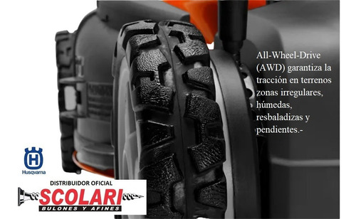 Imagen 3 de 4 de Cortadora Cesped Husqvarna Hu725awde Autopropulsada 4x4 3en1
