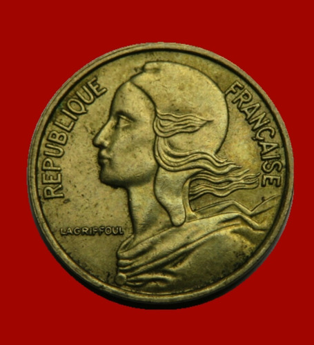 Moneda Francia 5 Céntimos 1973
