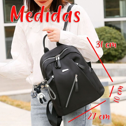 Bolsa Mujer Mochila Impermeable Cierre Antirrobo A2502 Sig
