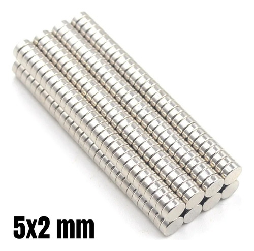 Imanes De Neodimio 5mm X 2mm / 5x2 (50 Unidades)