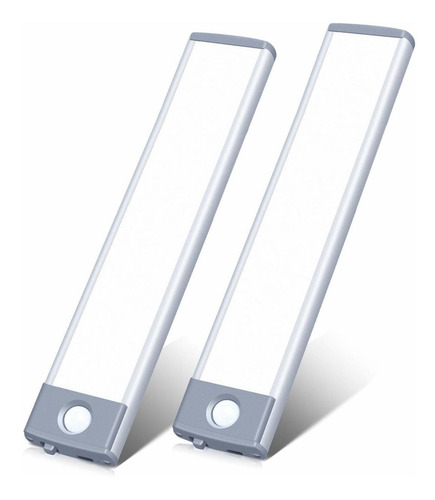 Luz Led Recargable 20cm Con Sensor Armario, Cocina, Escalera