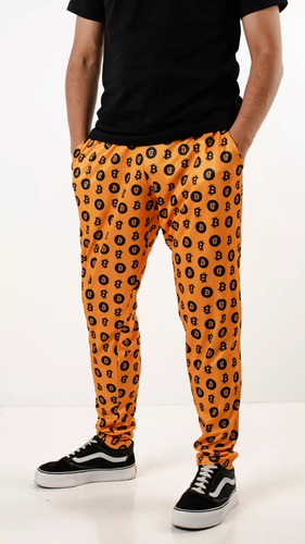 Pantalon Bitcoin Orange Pijama