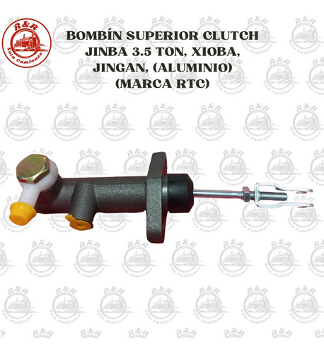 Bombín Superior Clutch Jinba 3.5 Ton,xioba,jingan (aluminio)