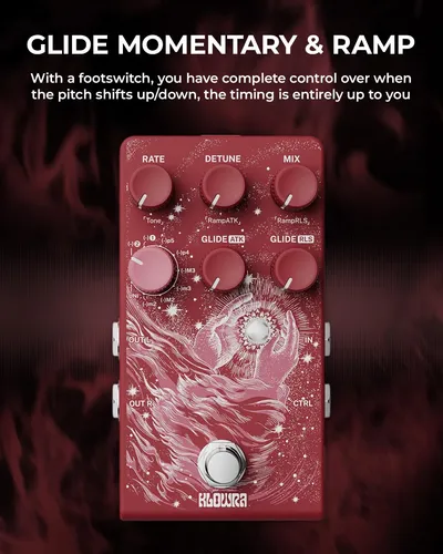 Pedal De Guitarra Pitch Shifter Klowra Vein Com Modo 17 Pitc