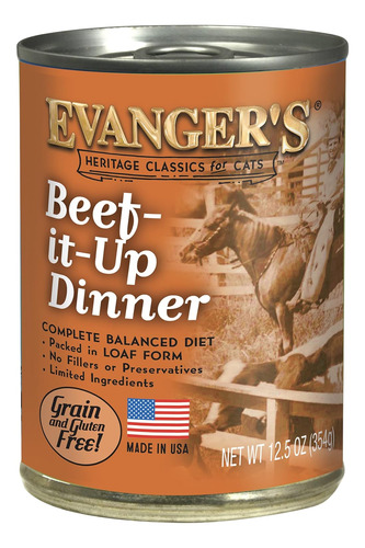 Evanger Classic Gourmet De De Vacuno It Up Cena Canned Comid