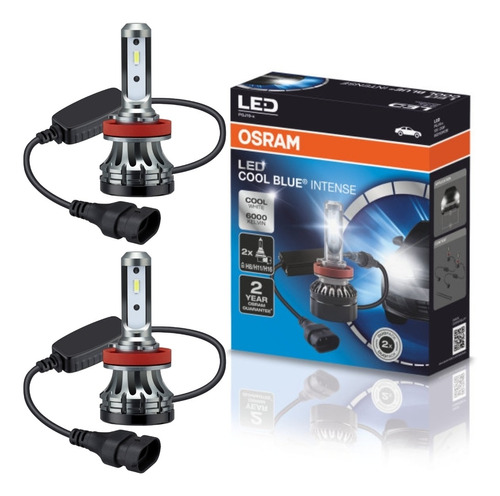 Lâmpadas Led H11 Cool Blue Intense 6000k Automotiva