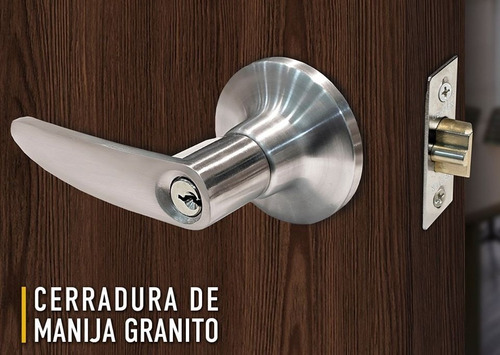 Cerradura Chapa Manija Para Puerta Recamara O Principal
