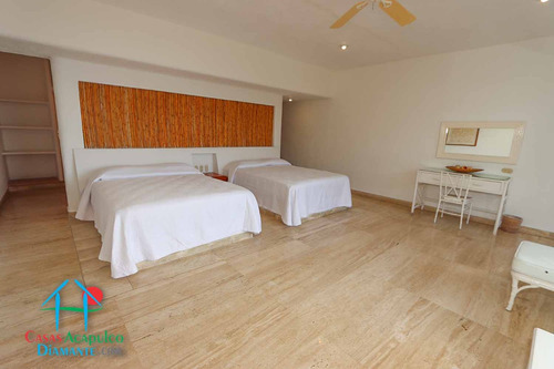 Cad Casa Virgo. Hermosa Casa Con Terraza Con Asoleadero, Alberca Y Vista Al Mar