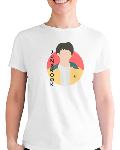 Playera Bangtan Bts Army K Pop Jungkook Silueta Sticker