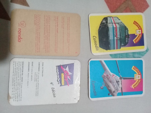 Cartas/tarjetas Supertrumpf Por Ronda; Trenes Y Helicópteros